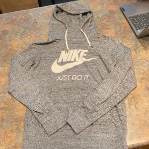 Grey Nike “Just Do It” Hoodie
